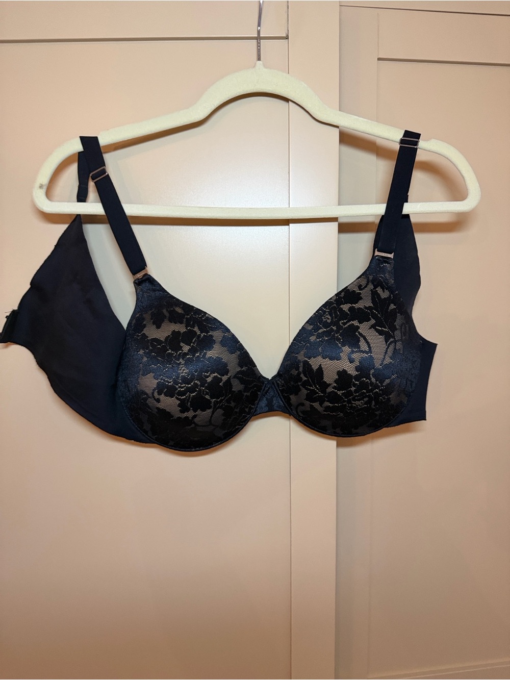 Soma Black Floral Lace Underwire Bra